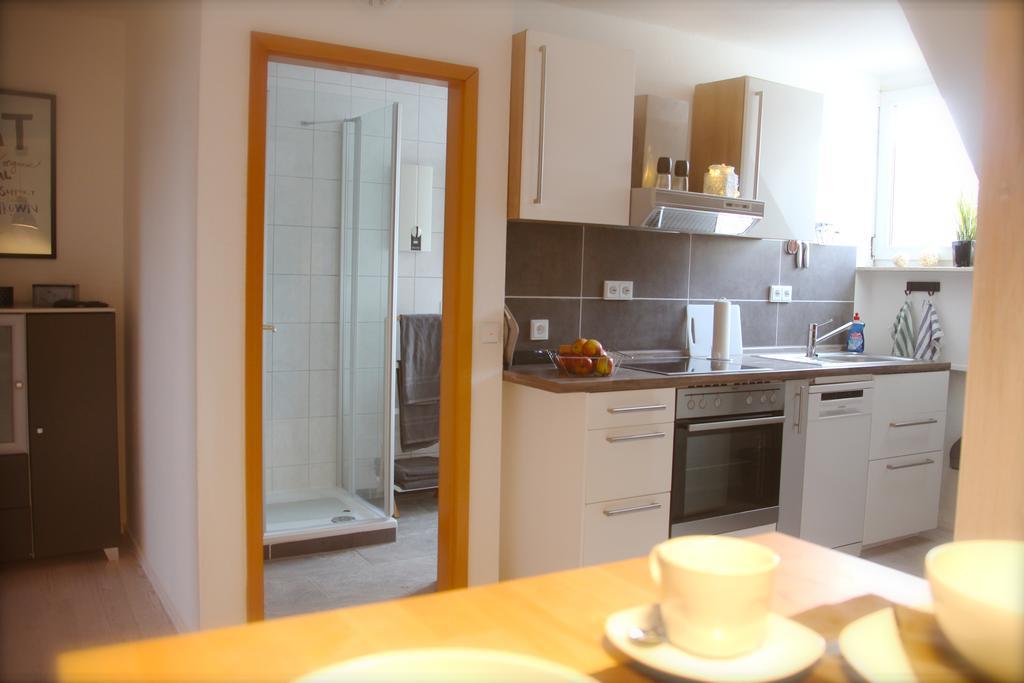 Ferienwohnung Kirchturmblick Euren Trier Exteriör bild